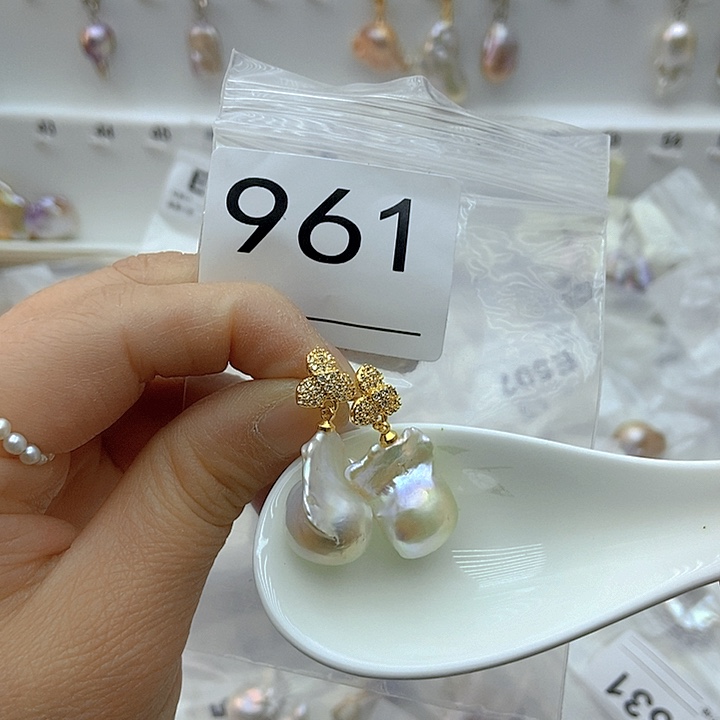 淡水珍珠颈饰银S925镶嵌