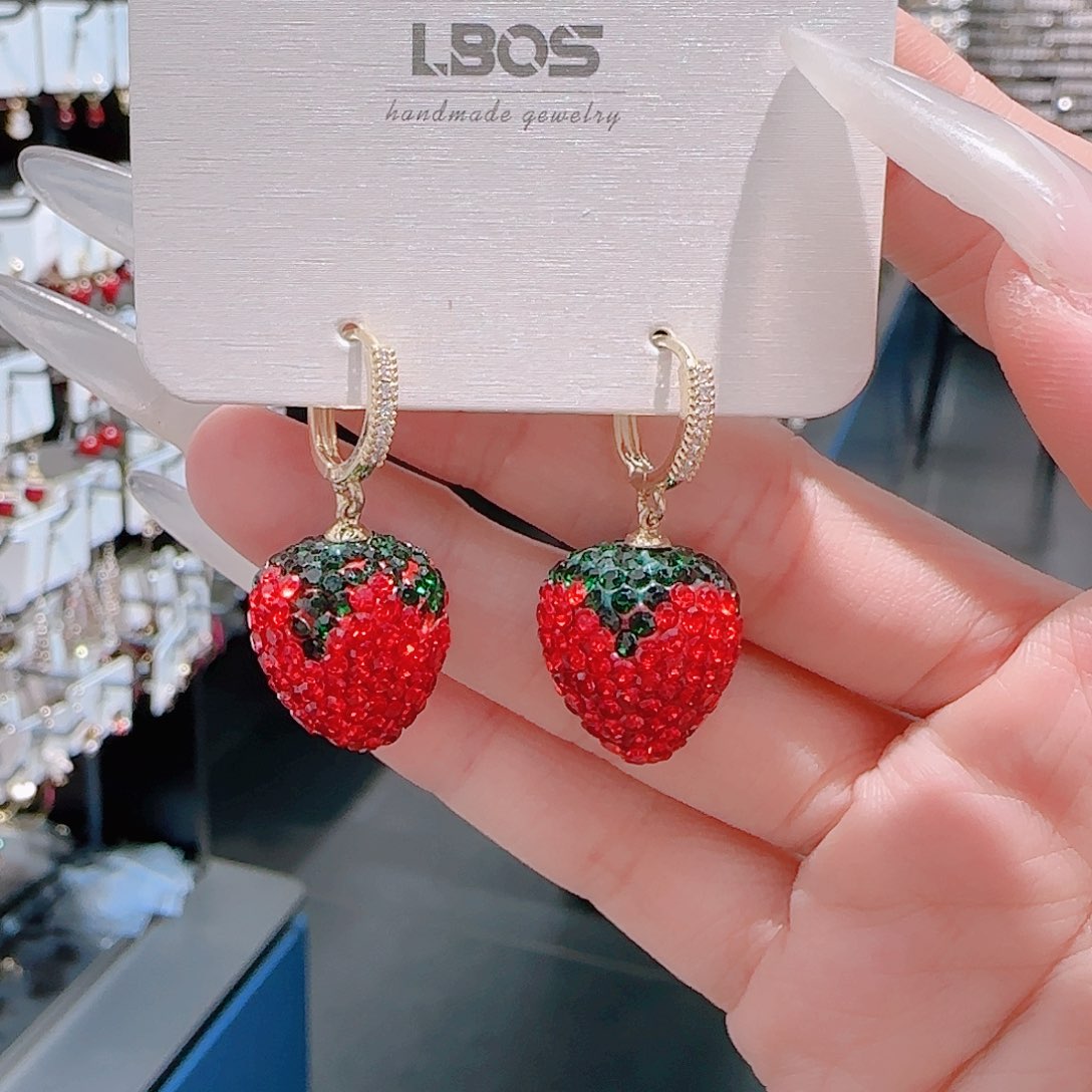 锆石铜合金925银耳环