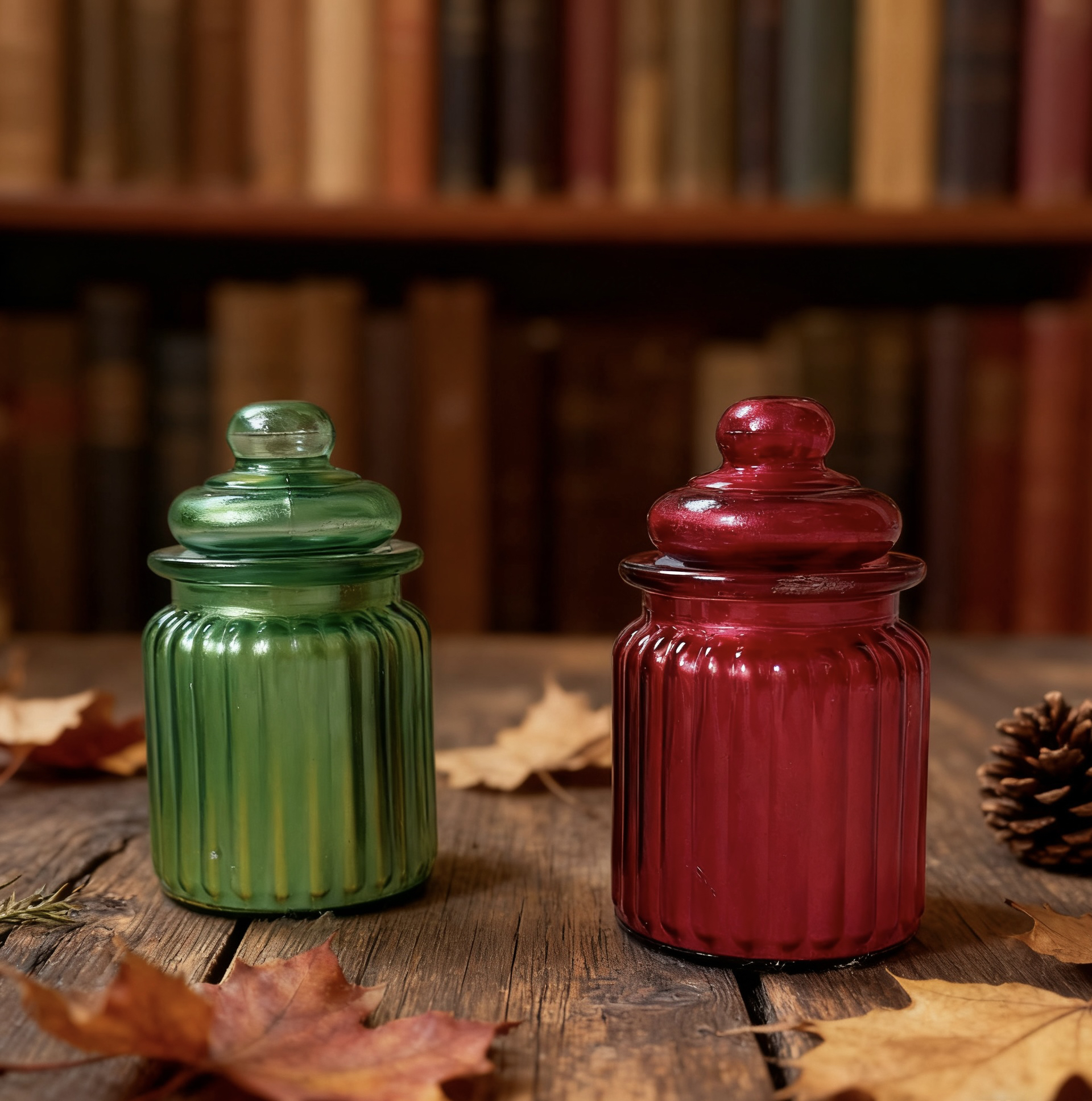 奶瓶圣诞鎏金玻璃杯香薰蜡烛