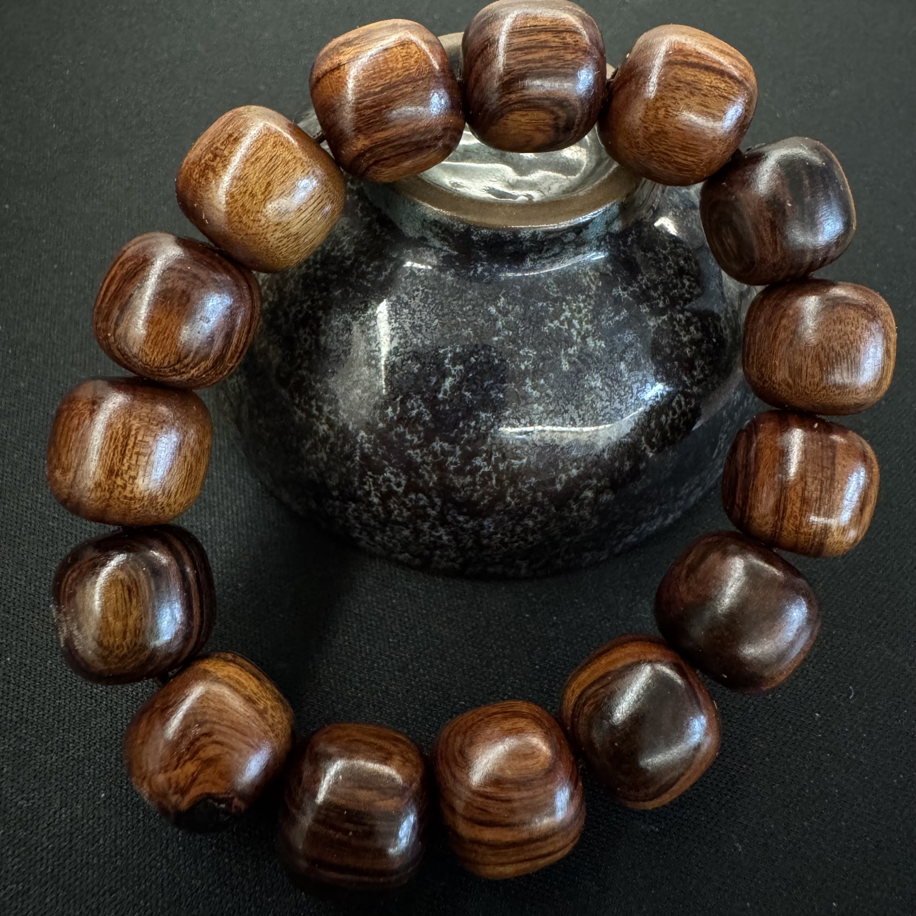 15mm海南黄花梨老型珠手串