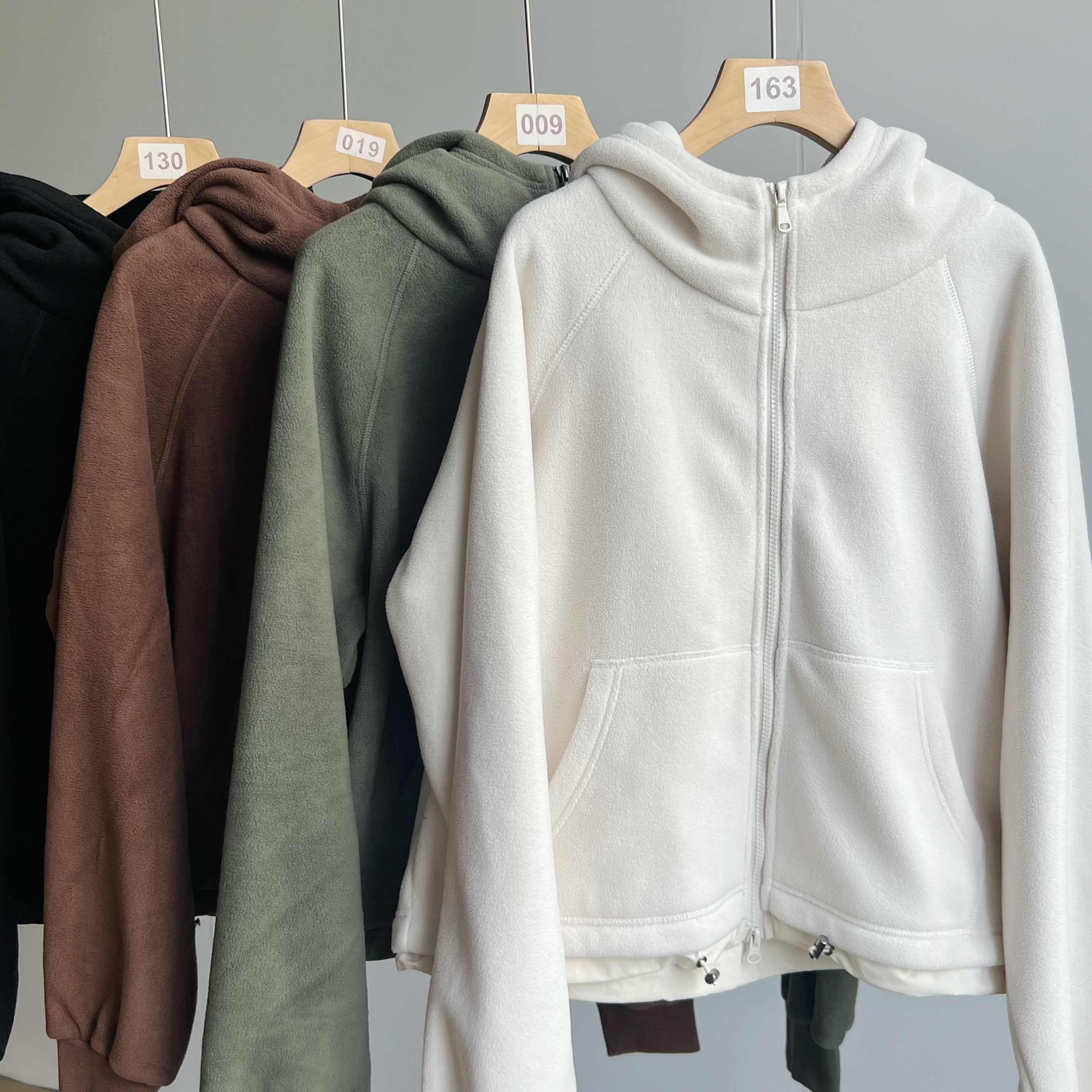 【不退换不退差】P888 【暖阳阳】双面复合摇粒绒 保暖不起静电外套女