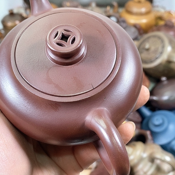 茶壶紫砂微瑕全裂