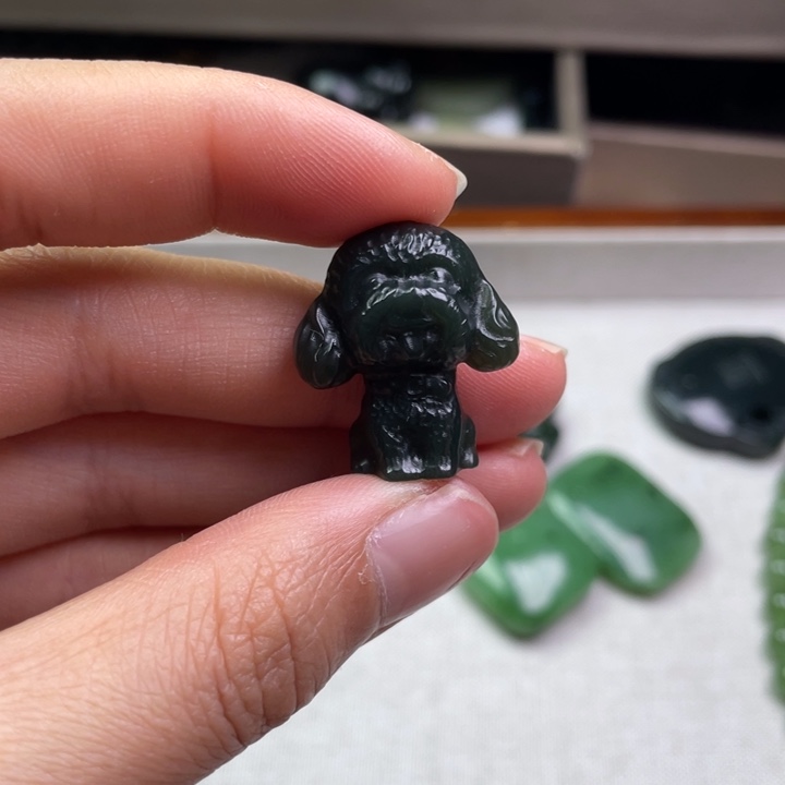 和田玉未镶嵌吊坠(不含链)