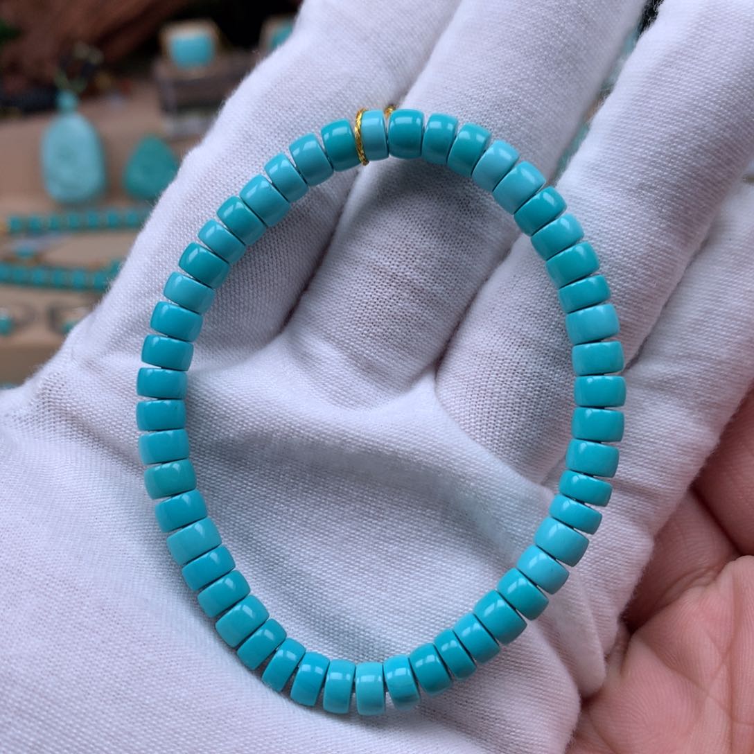 绿松石精品5.9直切未镶嵌