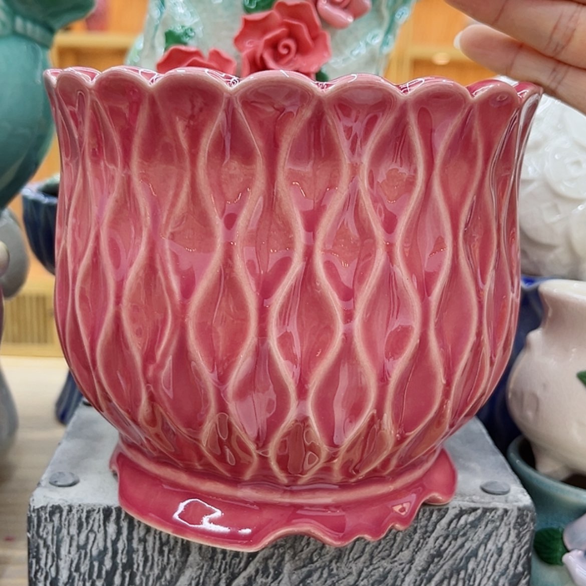 【闪购商品】陶瓷花盆