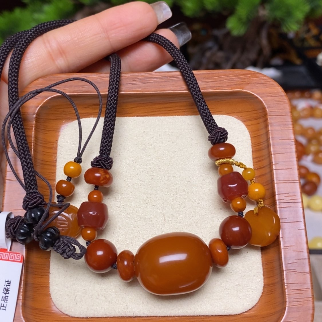 【闪购商品】蜜蜡颈饰未镶嵌项链