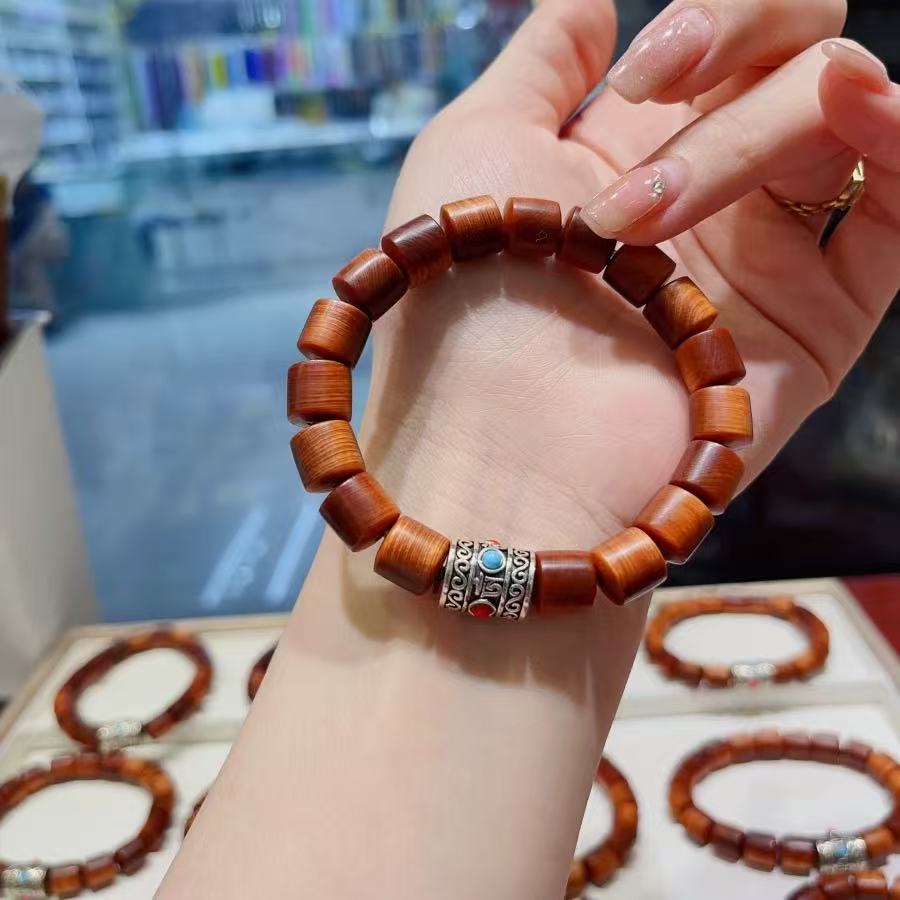 ys-202精品老型珠柏木单圈 无礼盒