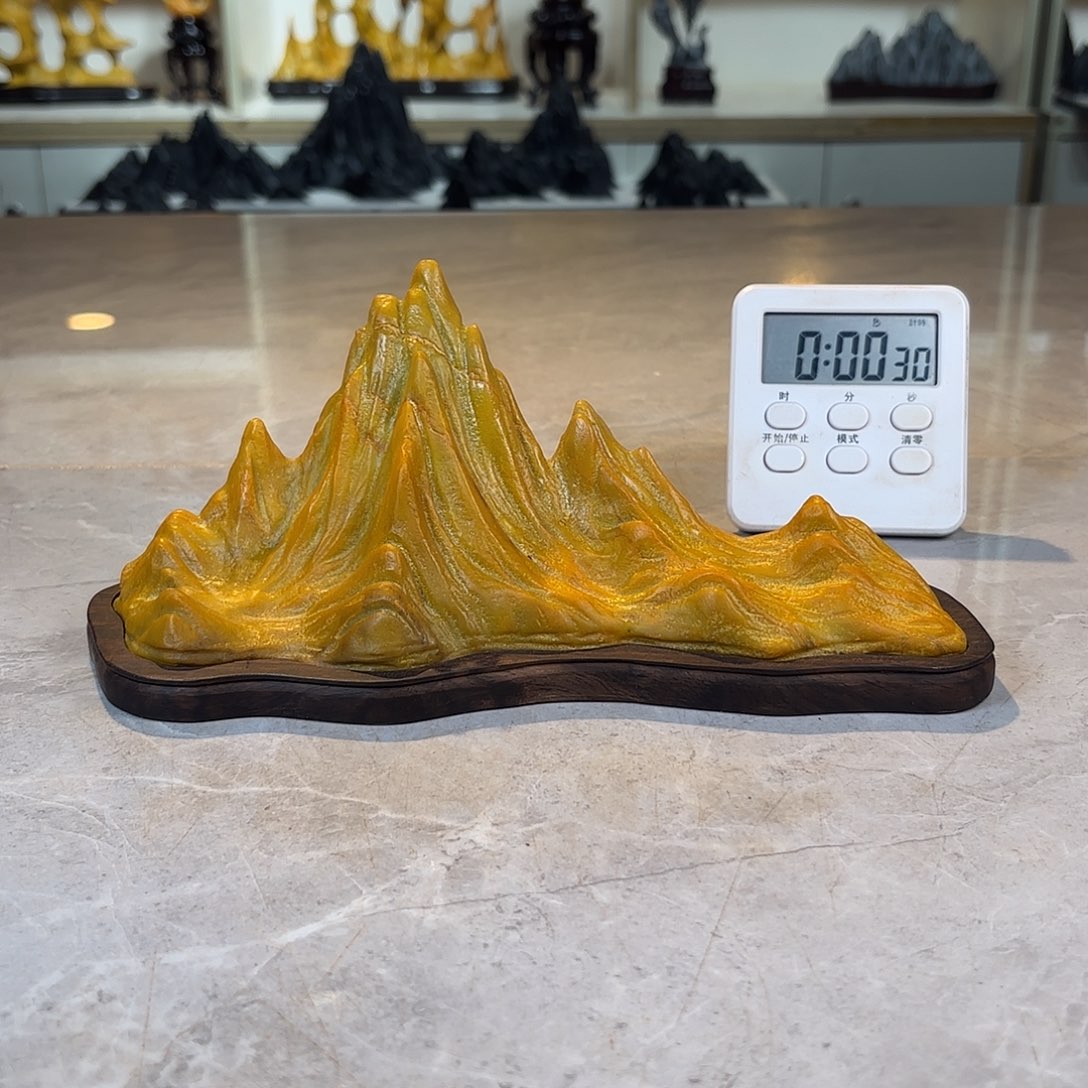 北***客陶灵璧石手工雕刻奇石摆件