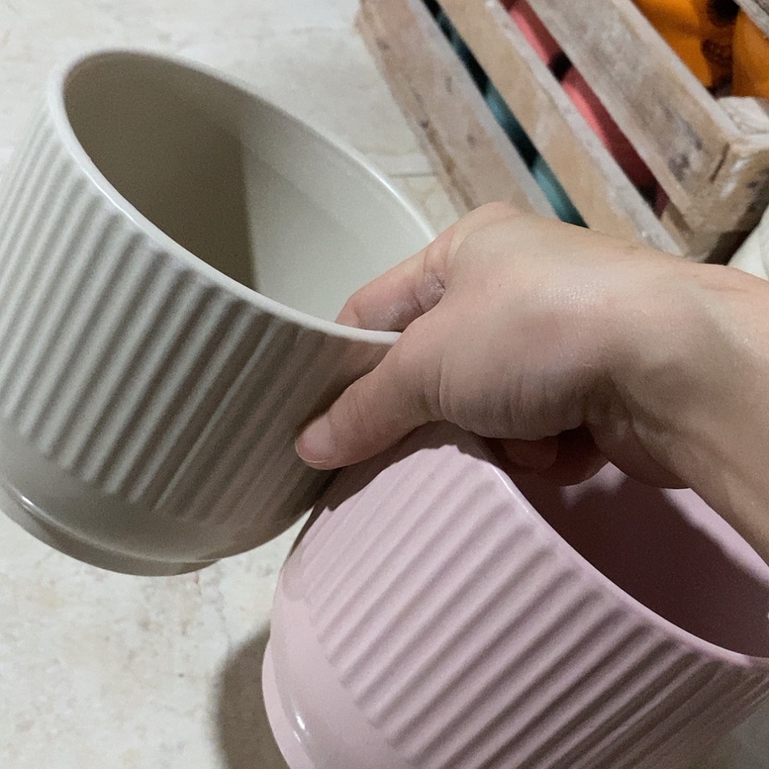 杯子陶陶盆有孔 瑕疵介意勿拍