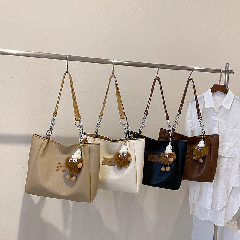 大容量包包女2024新夏上课通勤包百搭单肩托特包材料包手工包DIY