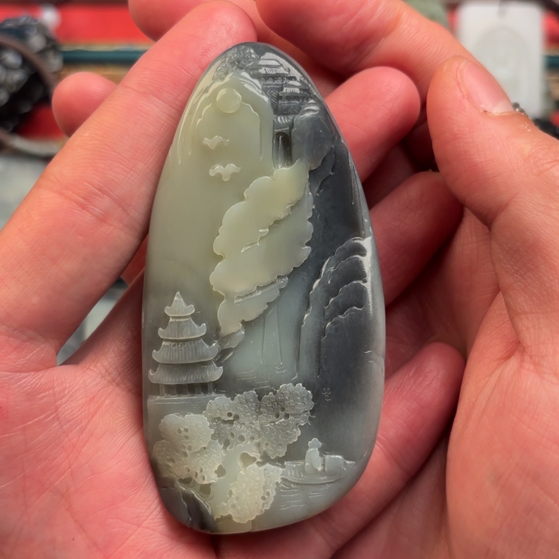 和田玉颈饰未镶嵌御*