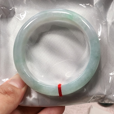 翡翠未镶嵌手镯缅甸翡翠手镯圈口56