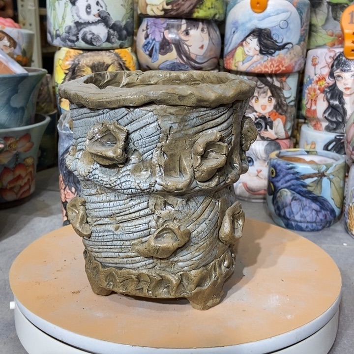 红陶景德镇艺术手绘作品