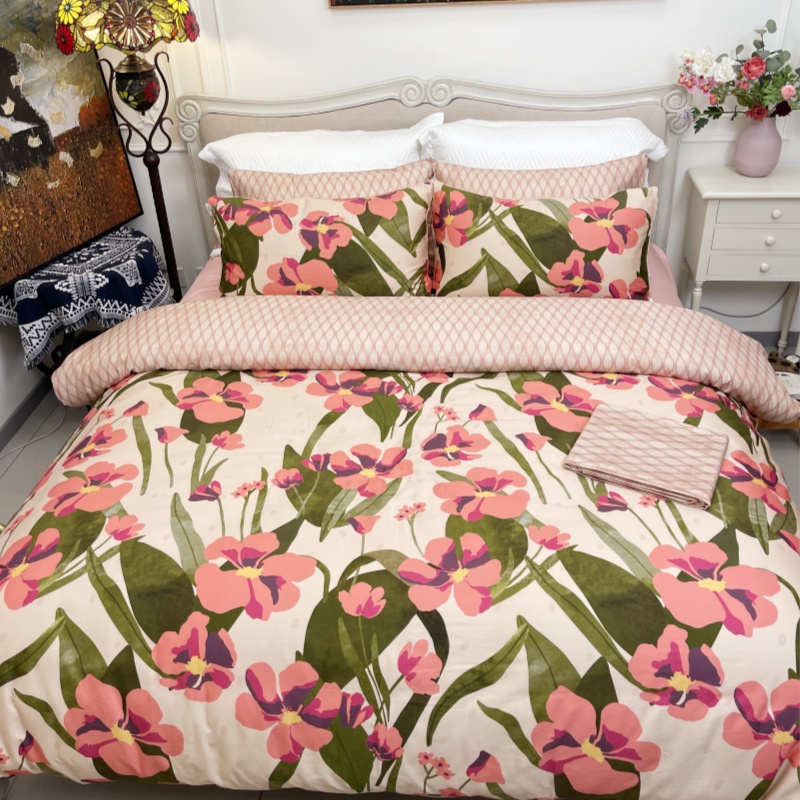 【花戒指】精选！法式浪漫风春秋款纯棉四件套伊娃