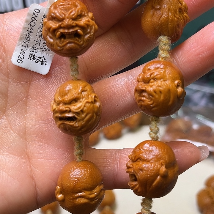 手串/手链橄榄核【山鬼手作】橄榄核@@龙虎26