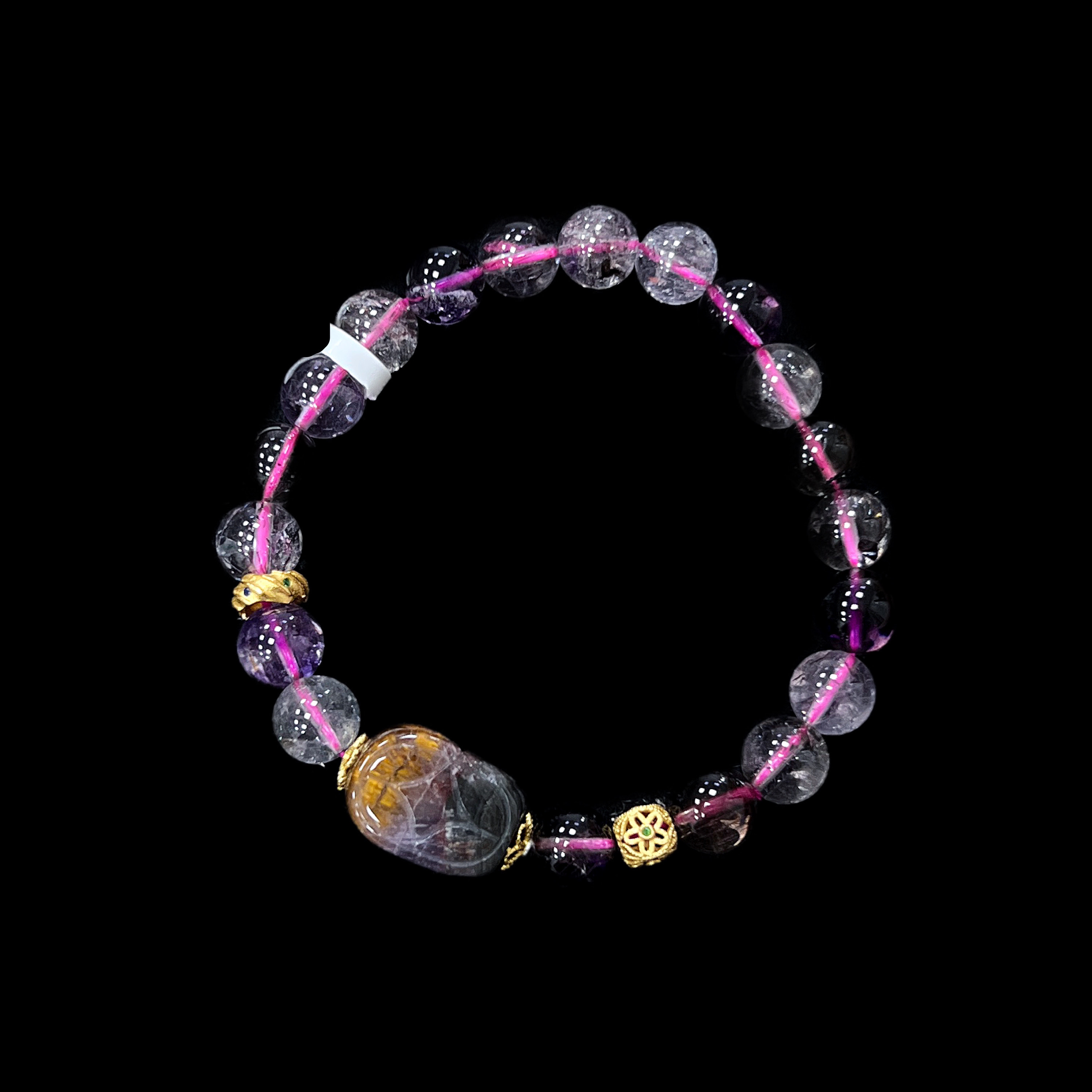 V9592发晶手串孤品