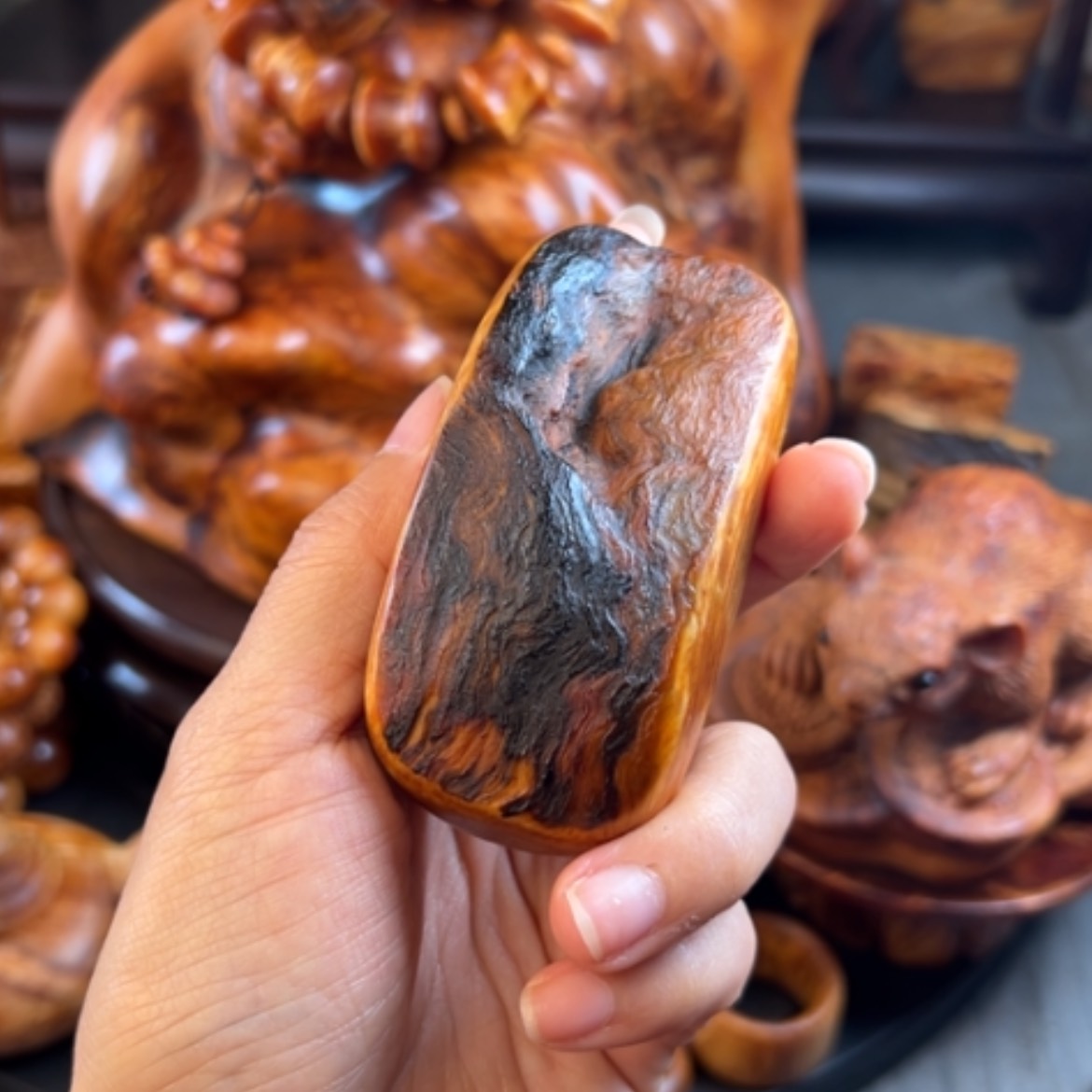 【闪购商品】松木（琥珀木）把件