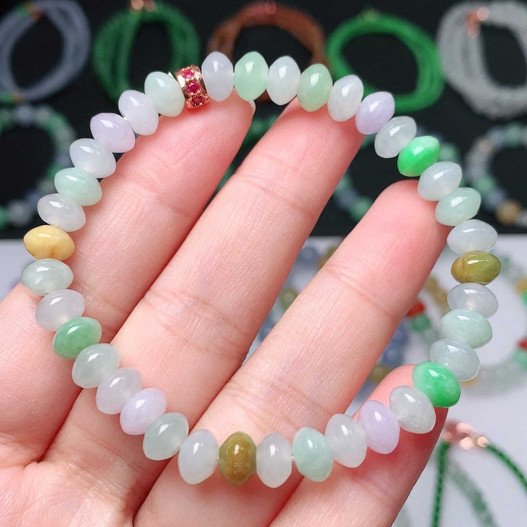 翡翠手链未镶嵌翡翠