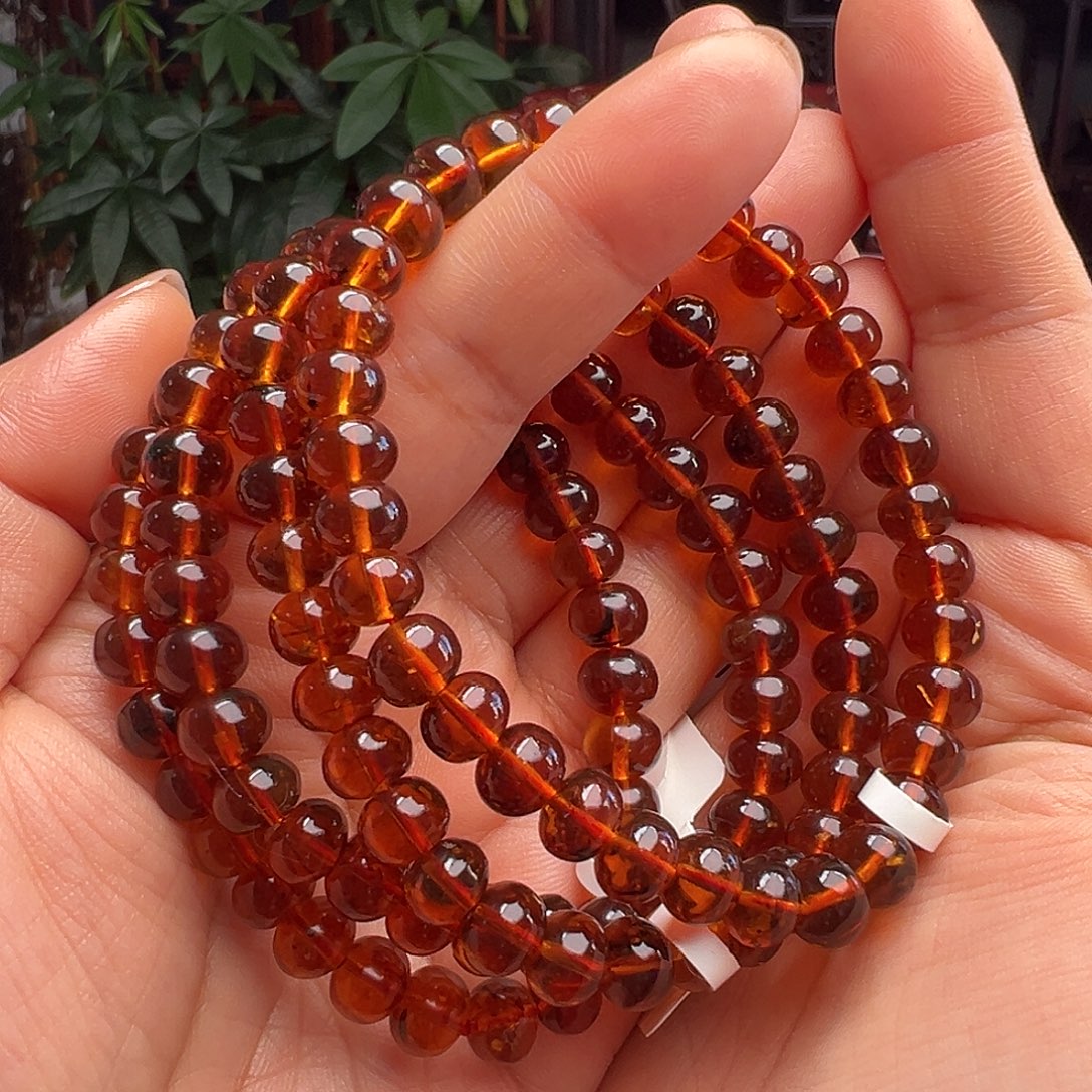 琥珀未镶嵌裸石抚顺琥珀10599七多样性发其一