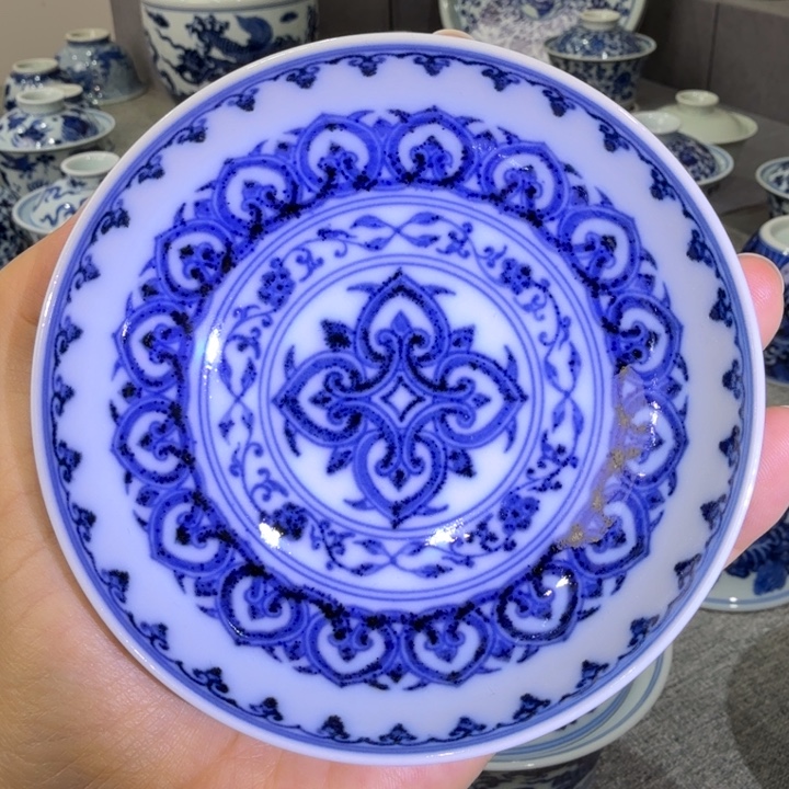 仿明永宣宝相卧足杯