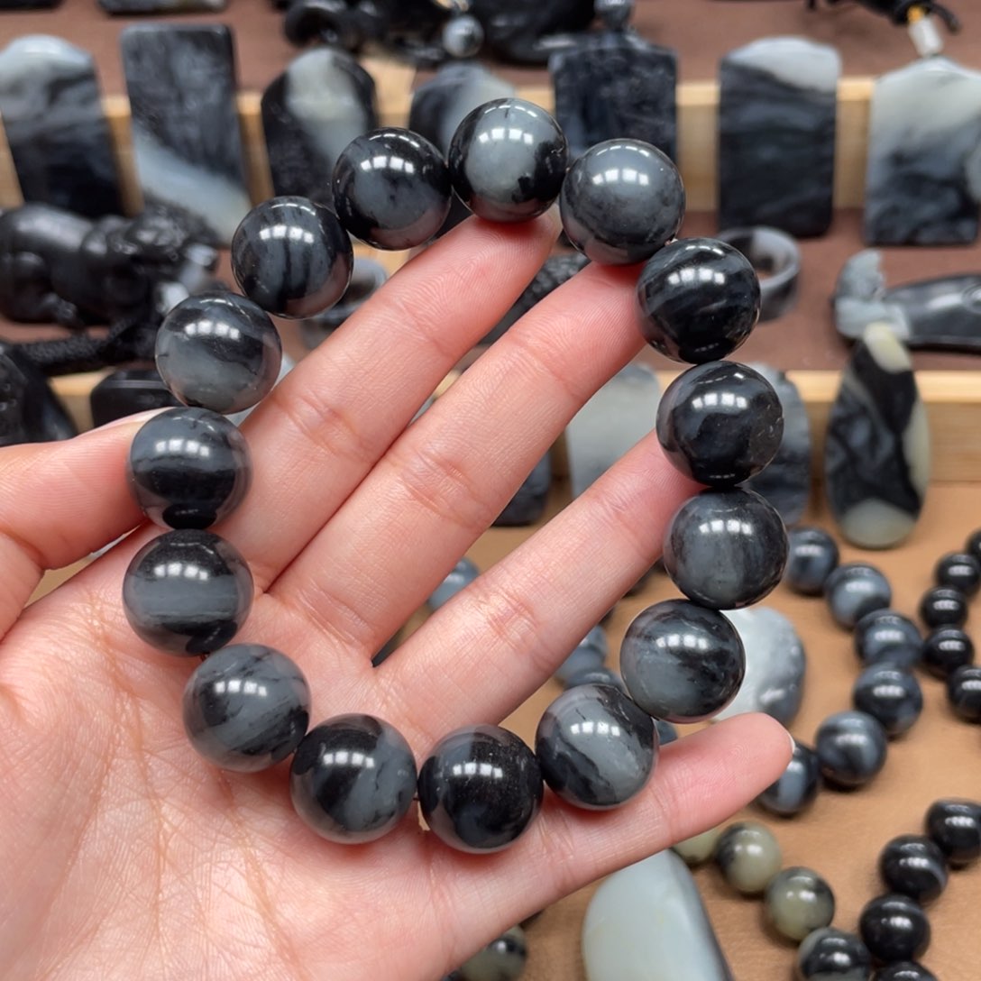 和田玉手链未镶嵌