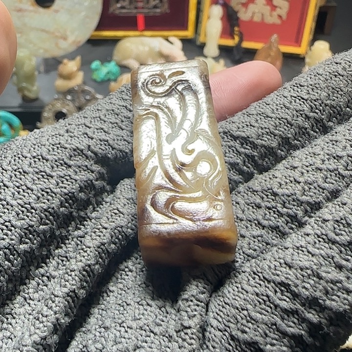 和田玉未镶嵌吊坠(不含链)