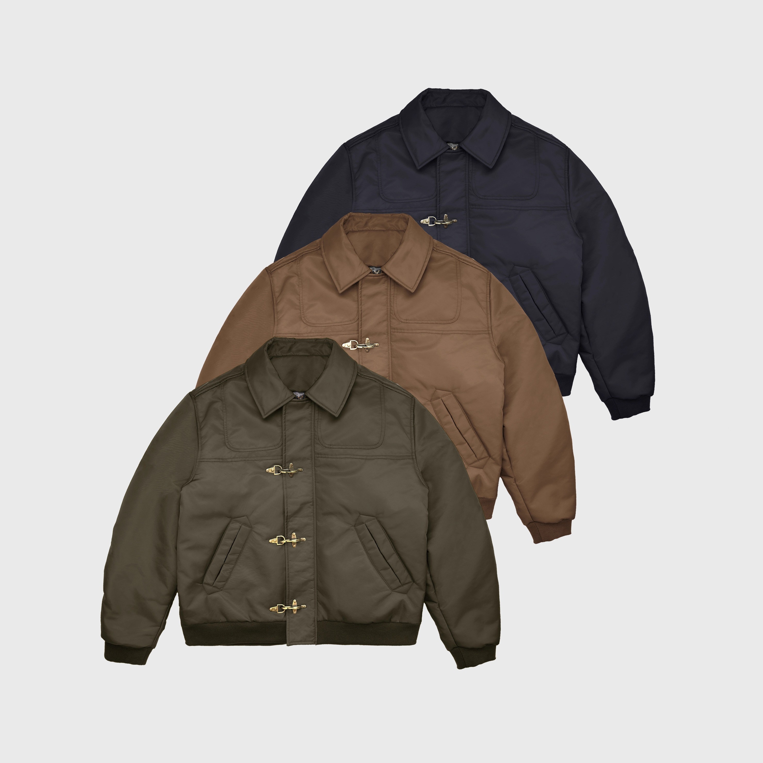 龙虾扣Ma1-Bomber棉服*4JUNKS*轻量化发热棉 翻领飞行员夹克外套