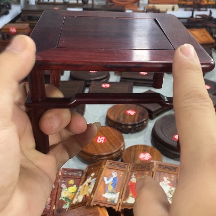 红木底座工艺品紫砂红木底座工艺品