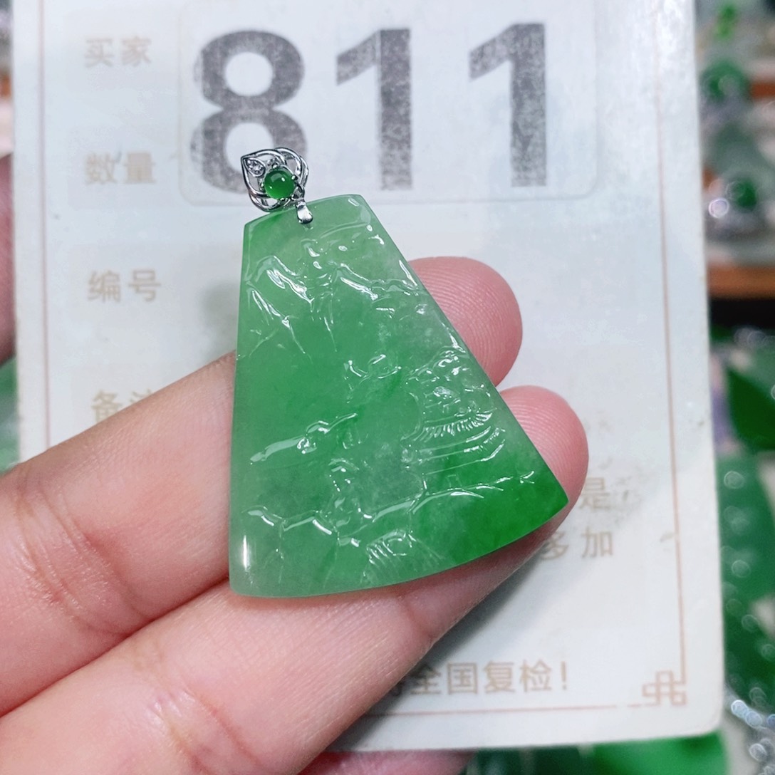 【闪购商品】未镶嵌挂件翡翠裸石