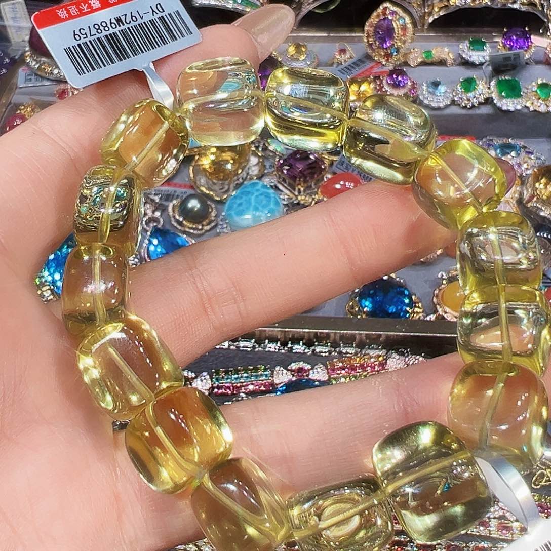 未镶嵌手链水晶柠檬晶