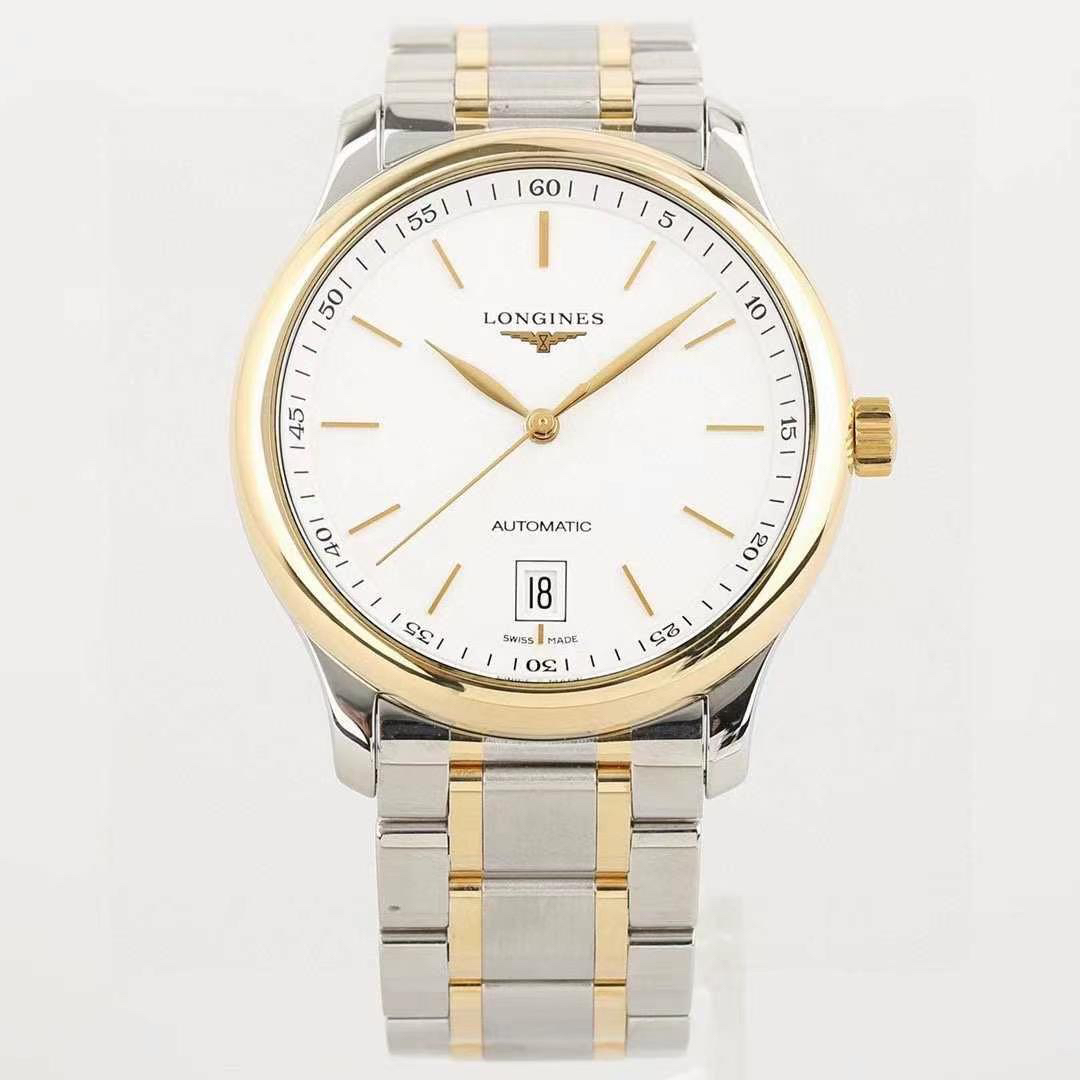 99新 Longines/浪琴 名匠628/机械男表/表径38.5/原钢带丢失