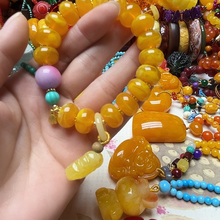 树脂制品304算盘手链