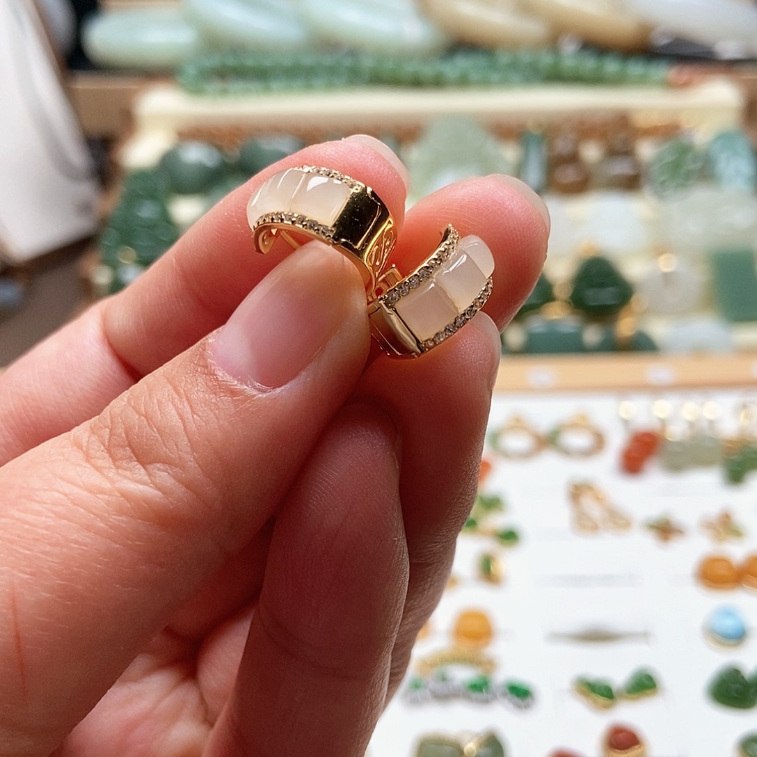 吊坠(不含链)银S925镶嵌和田玉