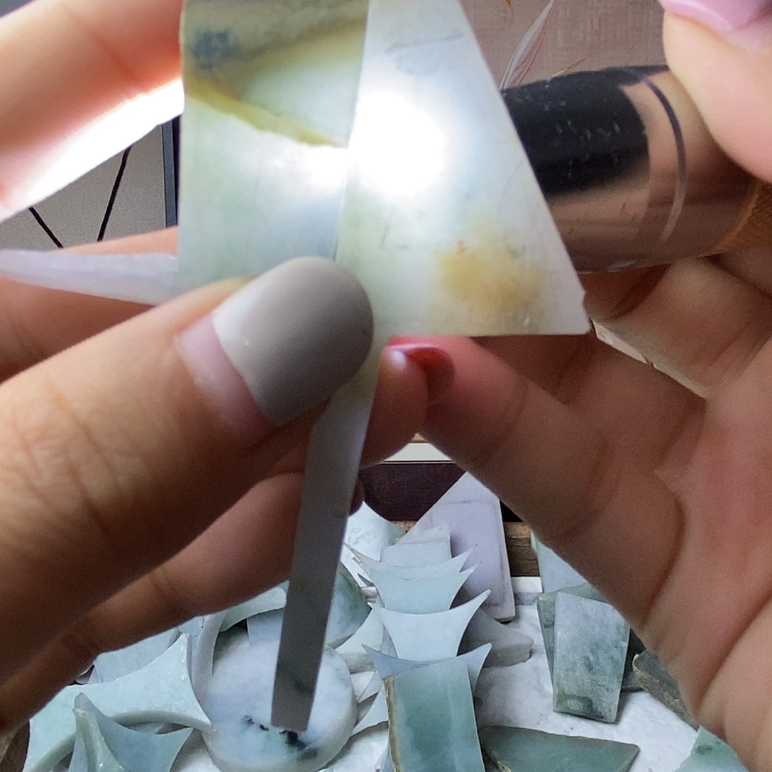 翡翠未镶嵌手链11111111