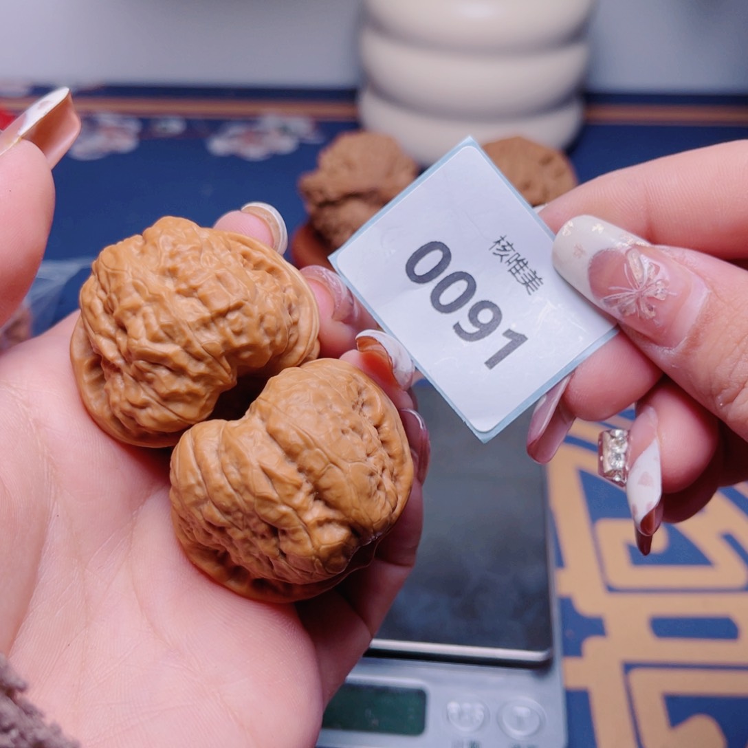 文玩核桃把件蛤磨40