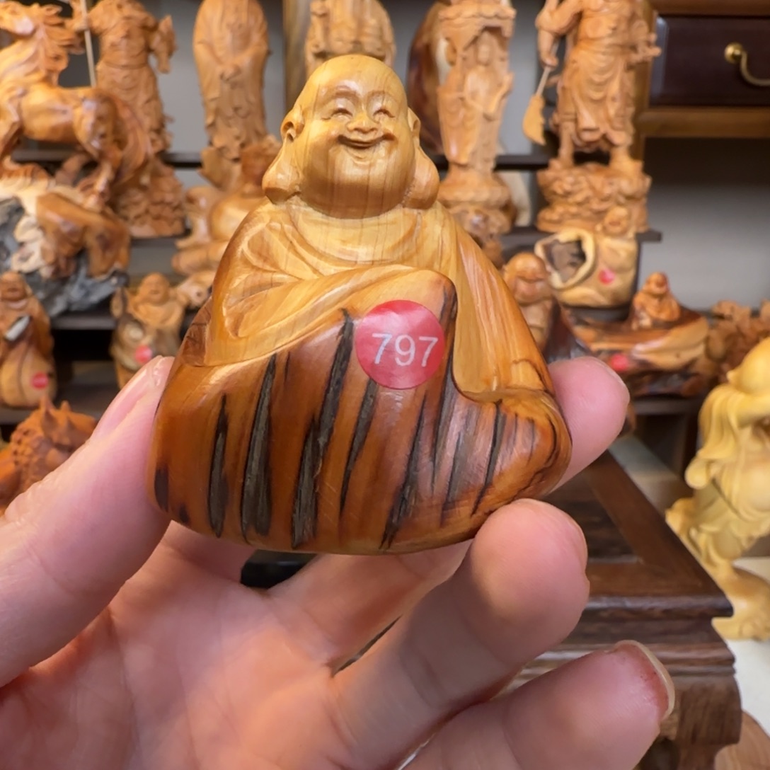 崖柏小木匠艺雕一物一