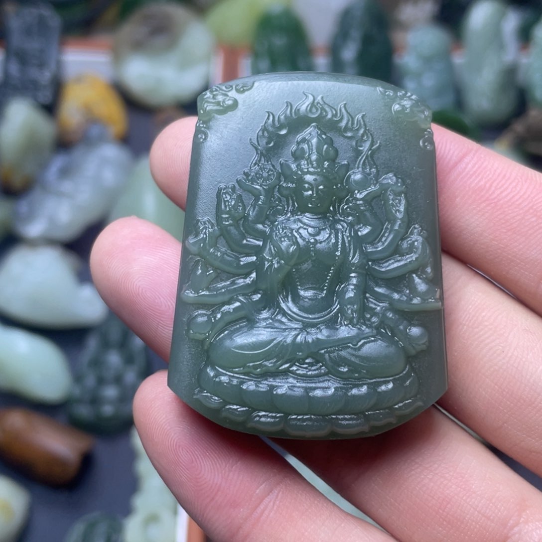 吊坠(不含链)未镶嵌和田玉
