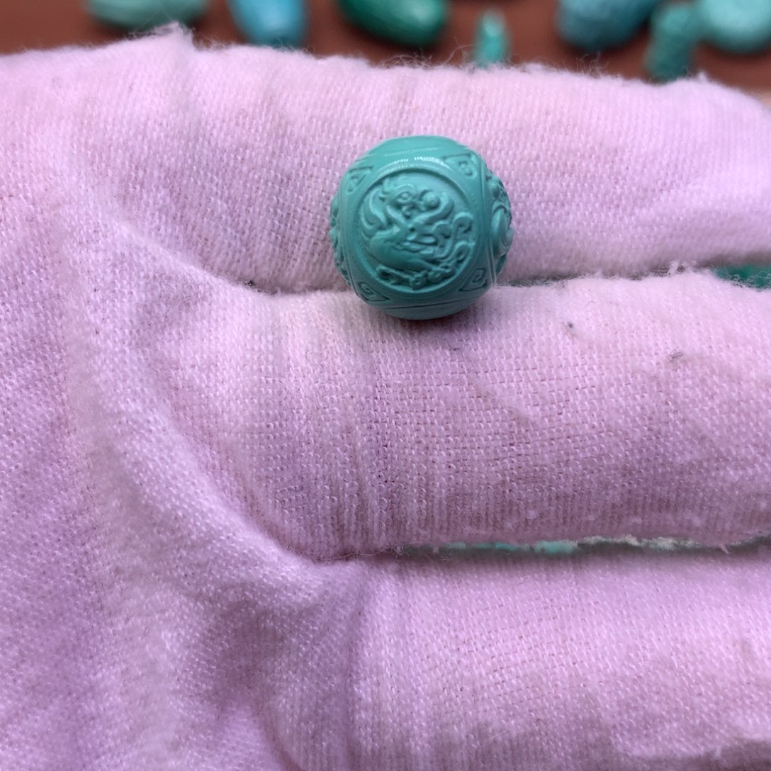 原生态散珠配珠四神兽卡12.8