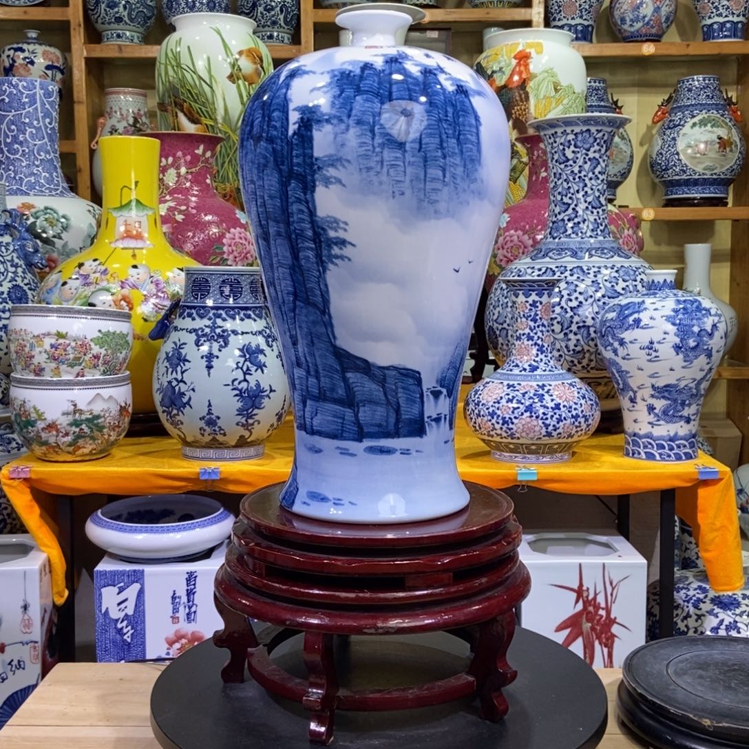 瓶景德镇陶瓷花瓶摆件