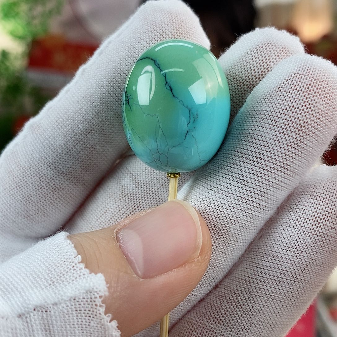 绿松石珠宝奇石未镶嵌