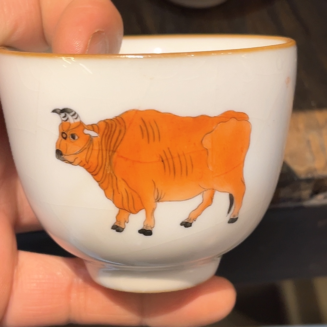 杯青花瓷器青花瓷器