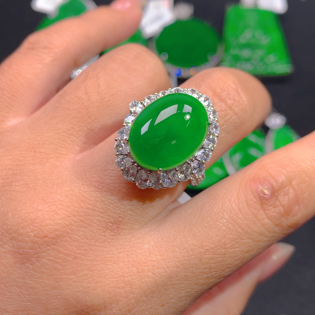 翡翠颈饰银S925镶嵌1111111111