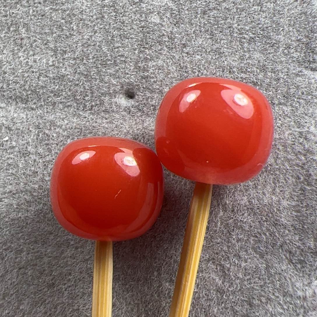 南红玛瑙珠子未镶嵌