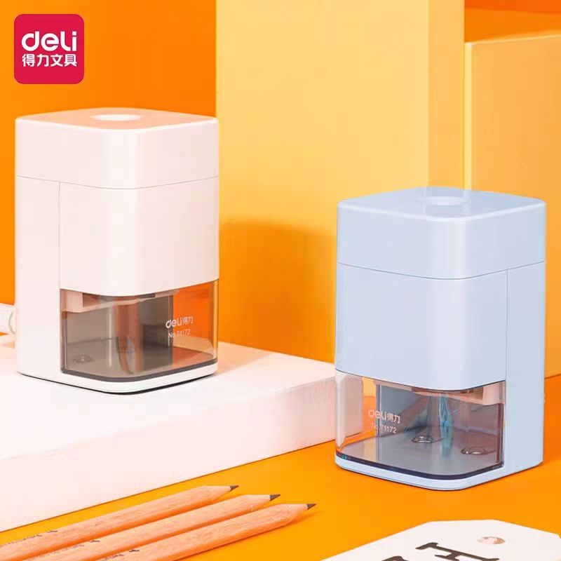 QW-得力-71172-手动进笔卷笔刀（颜色不选）