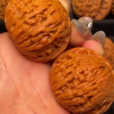 文玩核桃把件秦岭山脉核桃