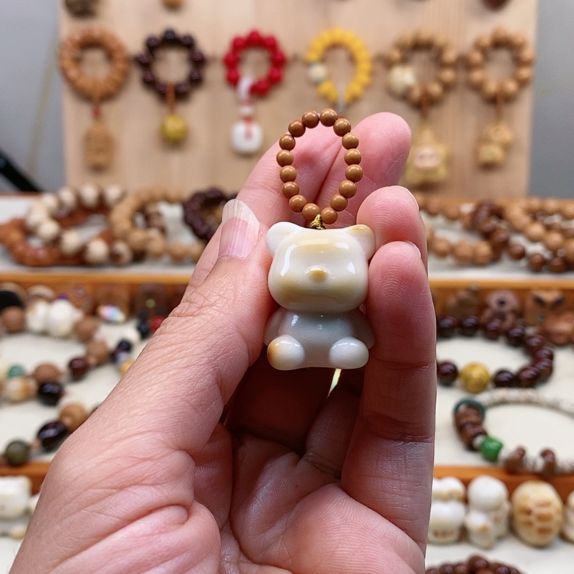 【闪购商品】吊坠菩提根/象牙果(****a小熊滴溜