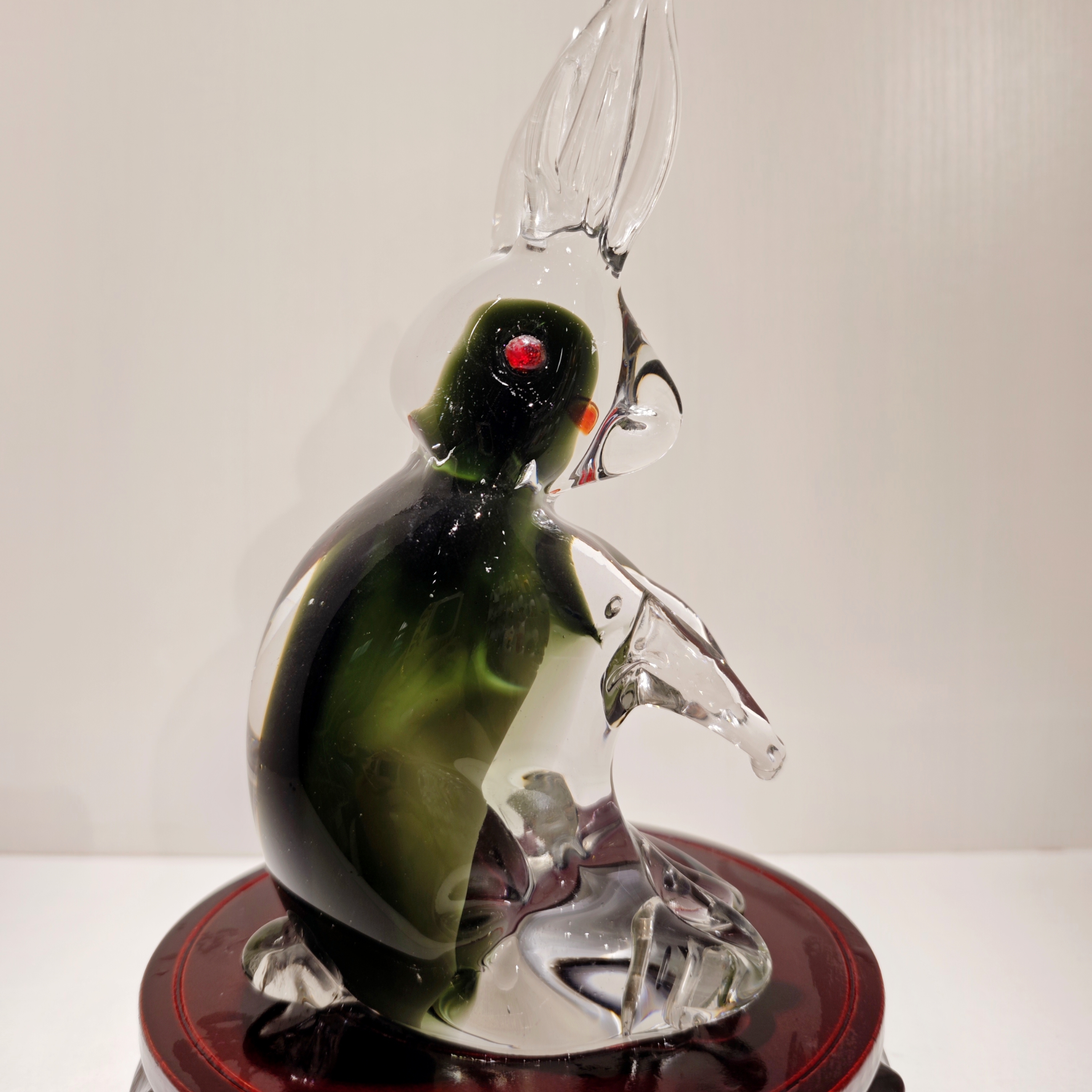 美琉老琉璃 手工琉璃十二生肖水晶摆件家居装饰创意礼品蓝色