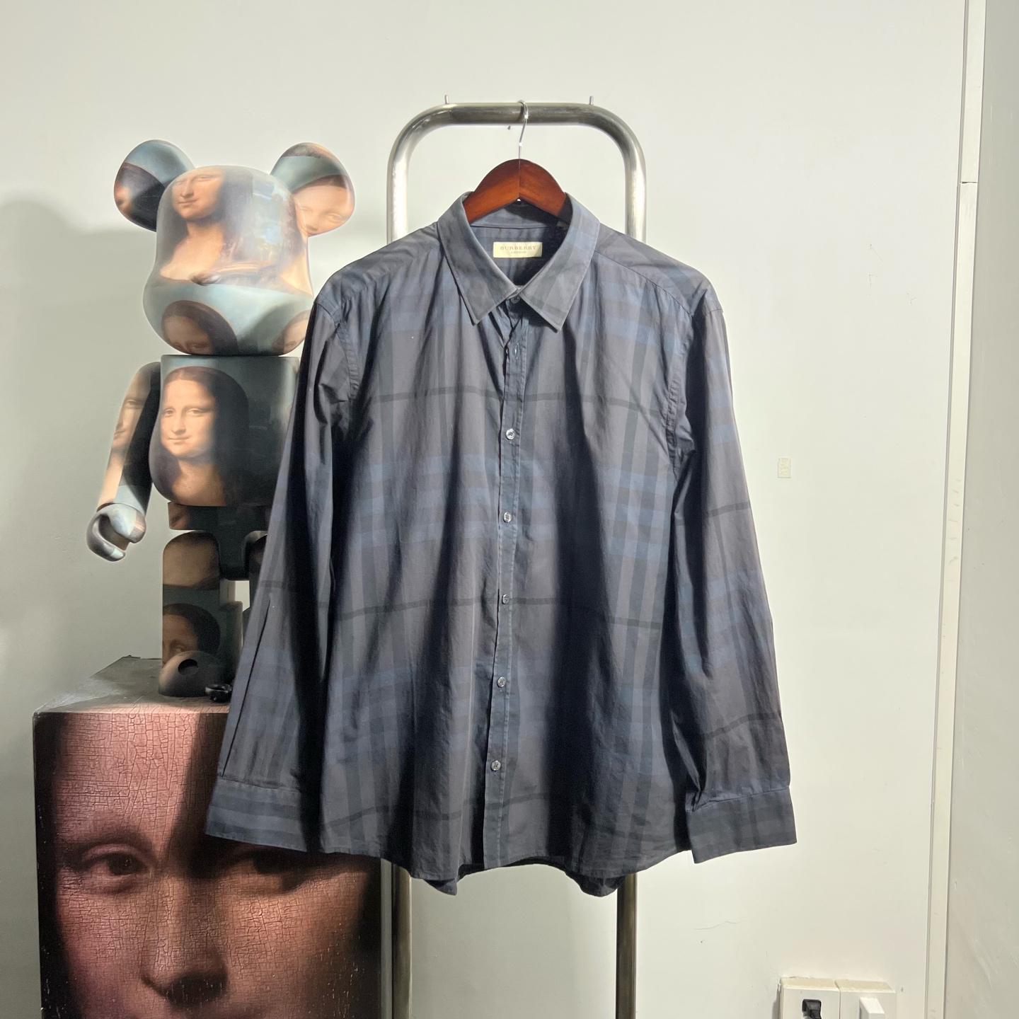 99新 BURBERRY/博柏利 Burberry巴宝莉格纹衬衫T1318尺码：XXL