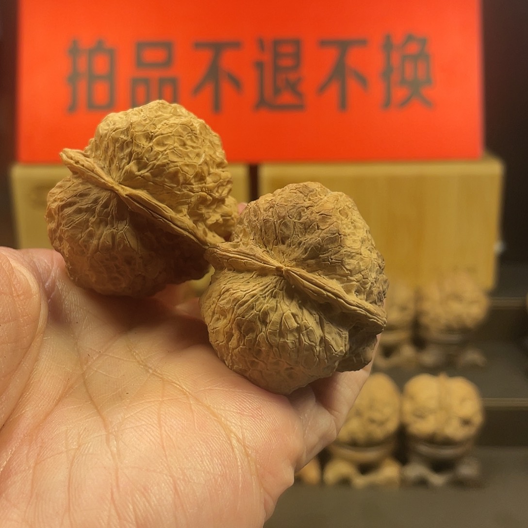 文玩核桃把件乾坤金蟾
