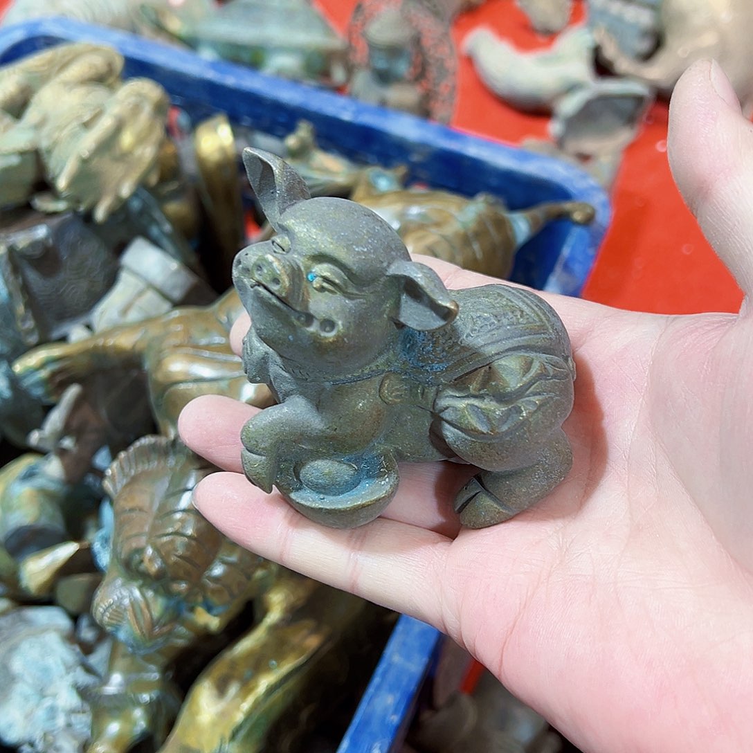 黄铜材质，文房摆件
